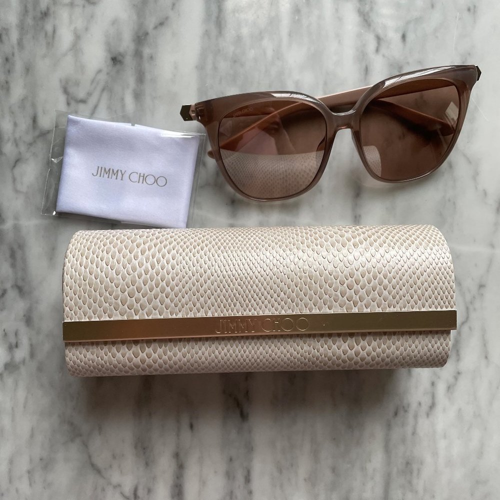 Jimmy Choo Wilma Nude Sunglasses